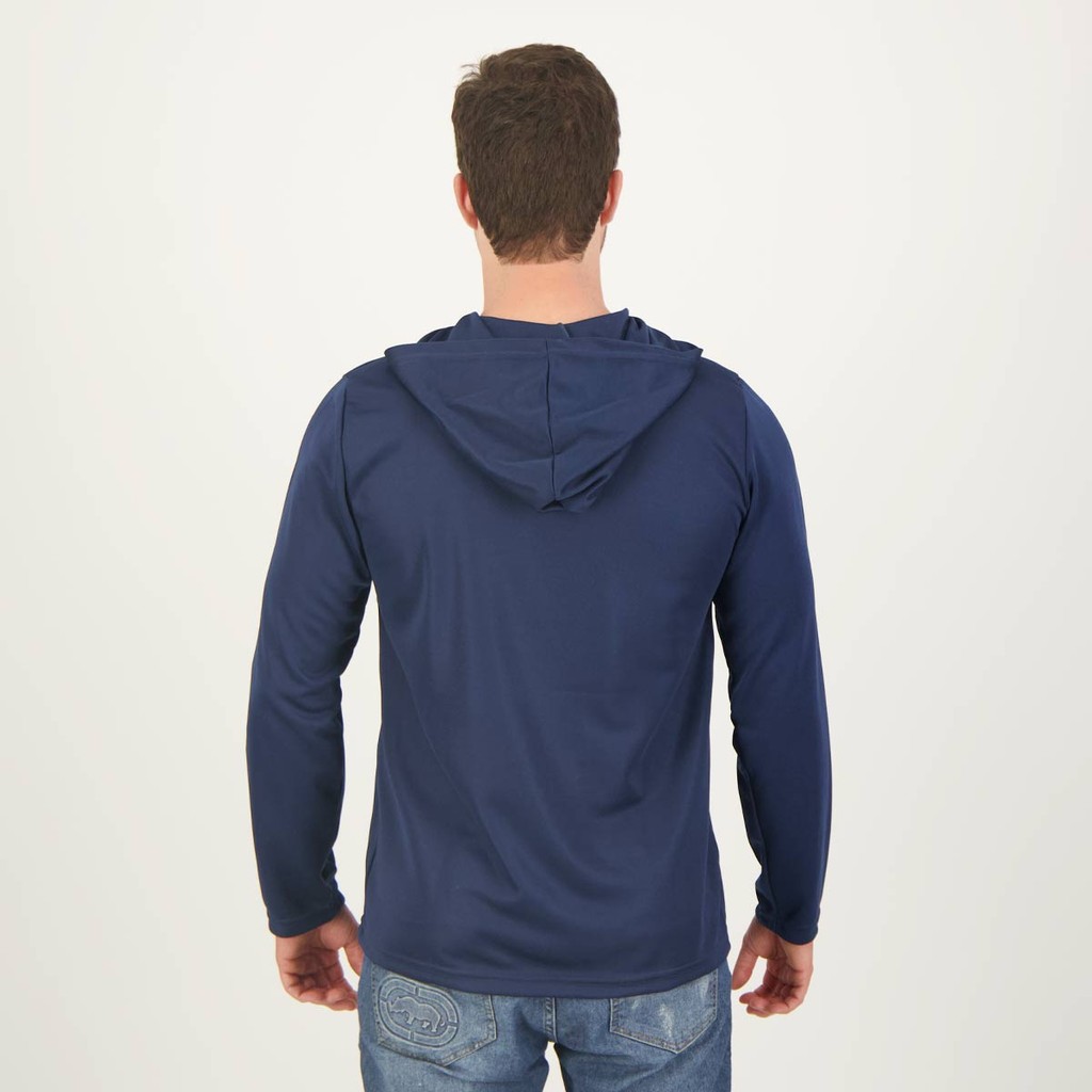 Detalhes do Blusão Grêmio Hoodie Marinho