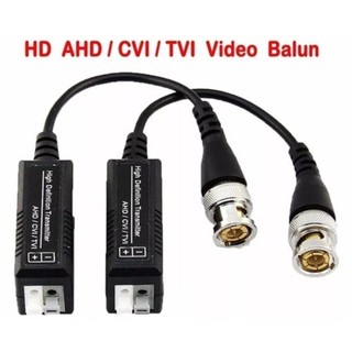um Par Conector Video Balun Engate Rapido Cameras Hd Cvi Tvi