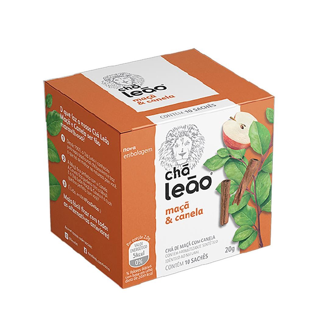 Cha Maca Leao e Canela Com 10 Saches