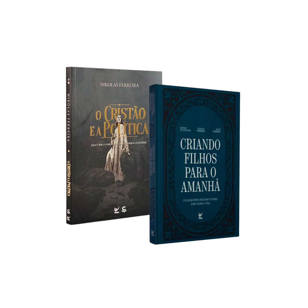 Kit 2 Livros | O Cristão e a Política + Criando Filhos para o amanhã | Nikolas Ferreira - Books & Magazines