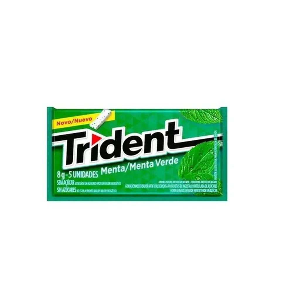 Chiclete Trident Menta, 1 Unidades Com 8G Cada