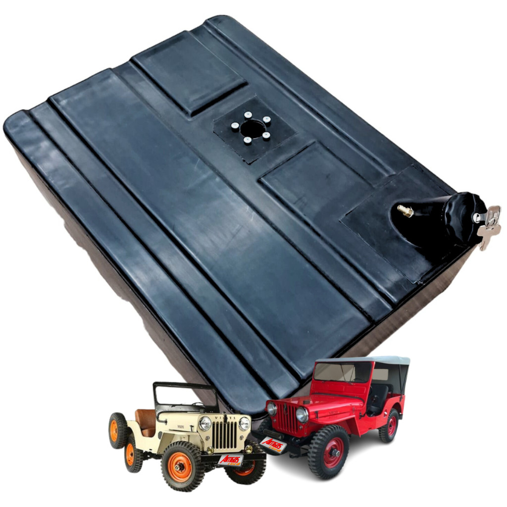 Tanque Combustível Plastico Jeep Willys Cj3 51 /54 39 Litros