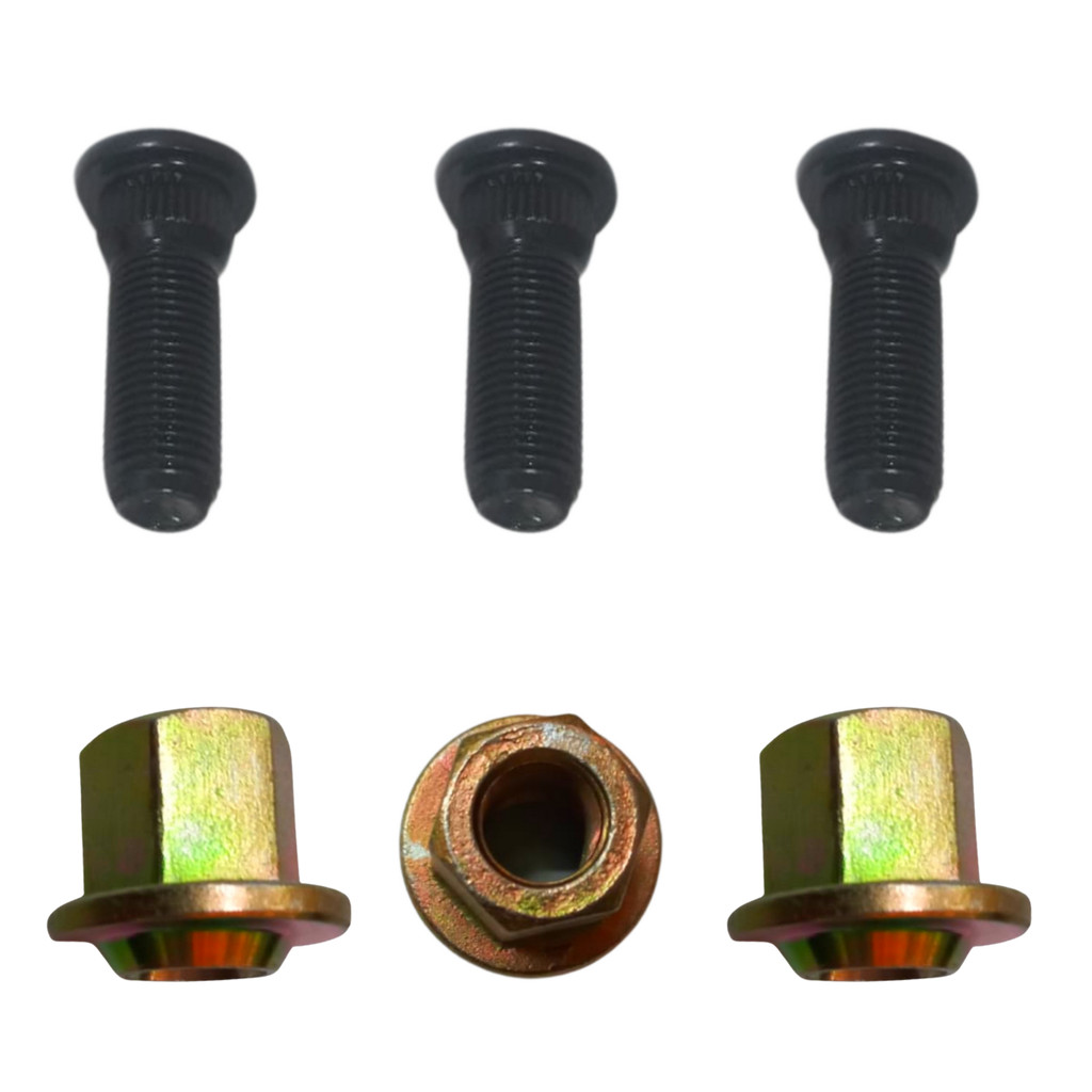 Kit 3 Parafuso e Porca de Roda Traseira Ford Corcel Belina Pampa Del Rey Original Prisioneiro em Oferta na Shopee