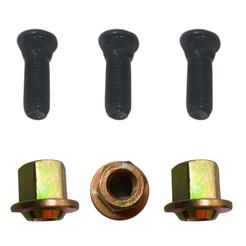 Kit 3 Parafuso e Porca de Roda Traseira Ford Corcel Belina Pampa Del Rey Original Prisioneiro