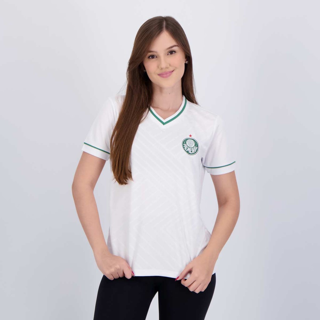Camisa Palmeiras Home II Lake Feminina Branca - Sports & Outdoors