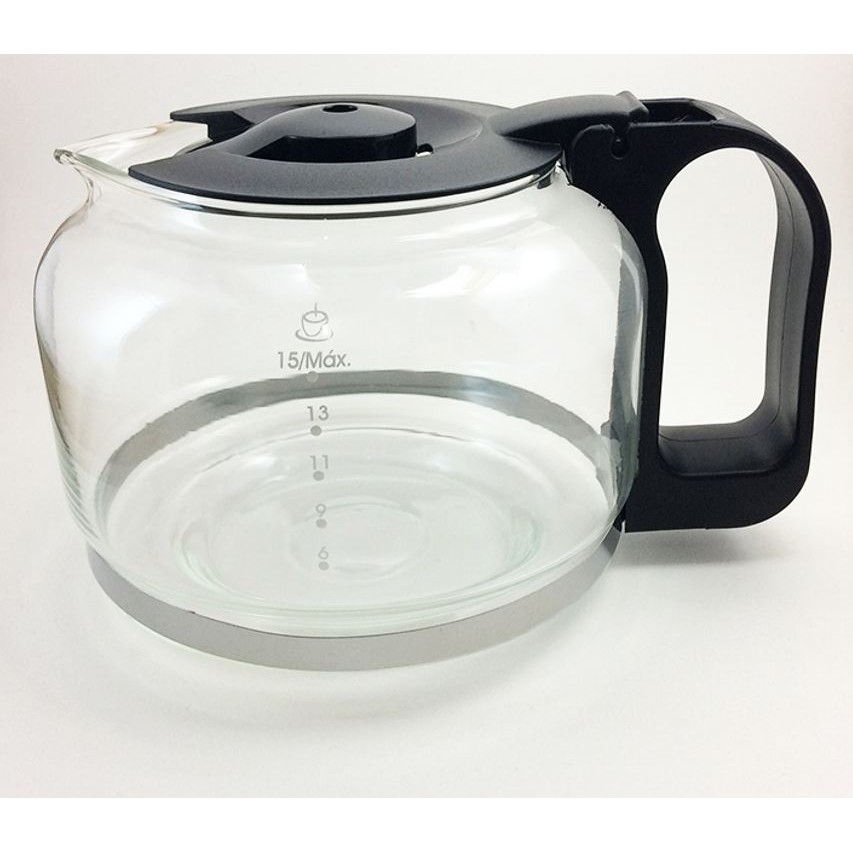 Jarra de Vidro Original para Cafeteira Oster OCAF300 / OCAF301 / OCAF311 Preta