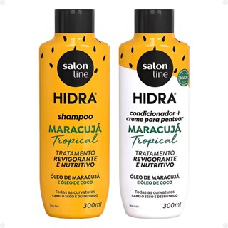 Salon Line Hidra: Shampoo e Condicionador Maracujá 300ml em Oferta na Shopee