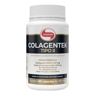 Colágeno Tipo 2 Colagentek Vitafor 60 Cápsula em Oferta na Shopee