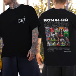 Camiseta Basica Camiseta Cristiano Ronaldo Cr7 Robozão Personalizada Unissex