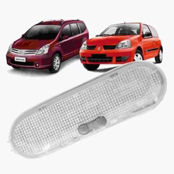 Lanterna De Teto Logan Sandero Clio March Versa Livina