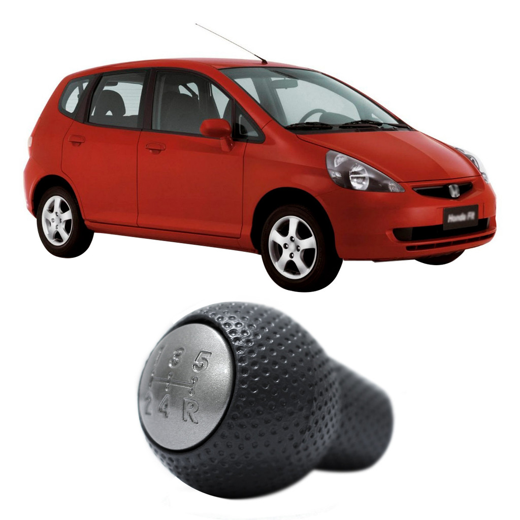 Bola Manopla Cambio Cinza Honda Fit Lx 2003 2004 2005 2006