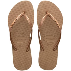 Chinelo Havaianas Slim Logo Metallic