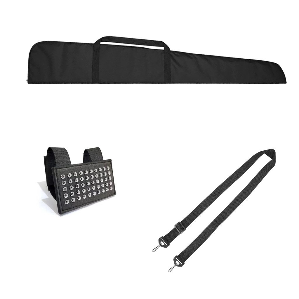 Kit Tatico Capa Carabina + Bandoleira + Porta Chumbo 4.5