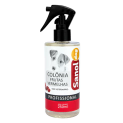 COLONIA FRUTAS VERMELHAS 250ML SANOL DOG