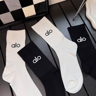 ((Pacote de dois pares) Meias femininas primavera verão novo estilo fino cano médio moda All-match meias da moda meias d em Oferta na Shopee