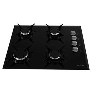 Cooktop A Gás Britânia 4 Queimadores Vidro 8mm BCT4P Bivolt em Oferta na Shopee