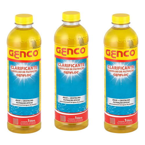 Genfloc Clarificante Floculante Genco (3 Litros)