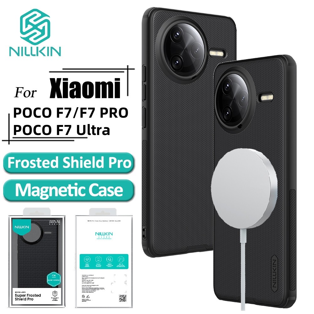 Nillkin Super Fosco Escudo Pro Caso Magnético Para Poco F7 Ultra F7 F7 De Telefone Anti Impressão Digital À Prova De Cho