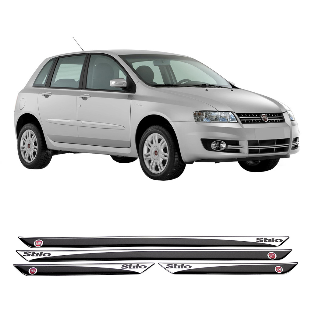 JOGO SOLEIRA RESINADA FIAT FIAT STILO 4 PEÇAS