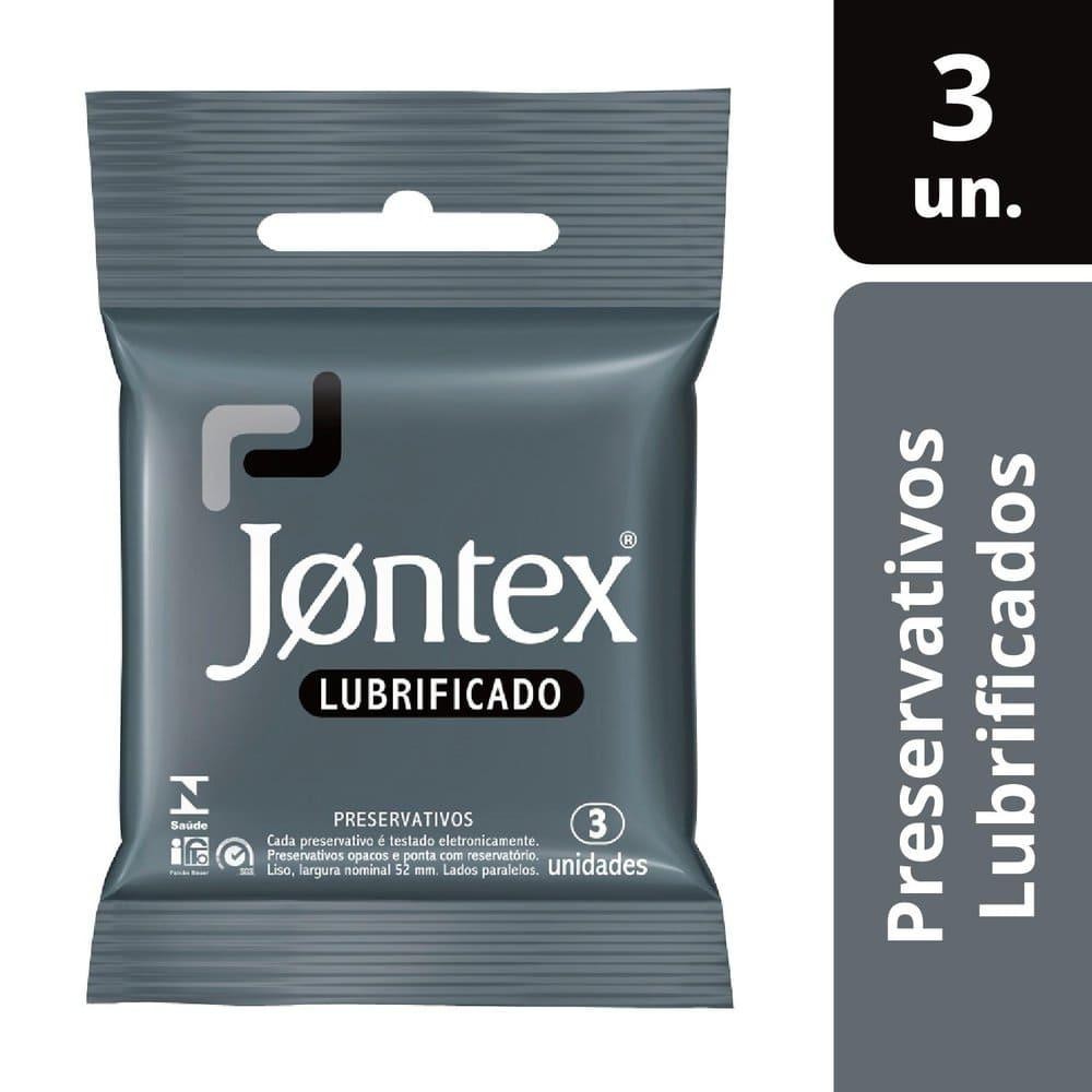 Preservativo Jontex Lubrificado Com 3 Unidades em Oferta na Shopee