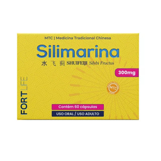 Silimarina 300mg Com 60 Cápsulas - Fortlife em Oferta na Shopee