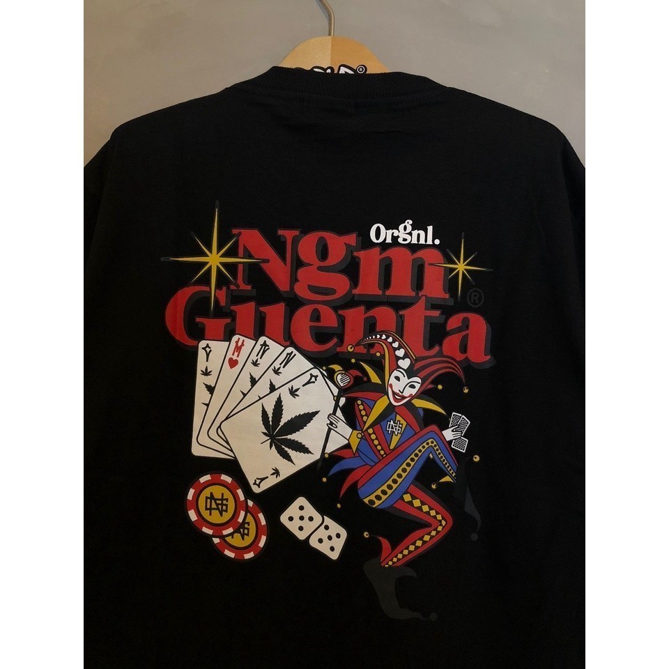 Unissex Camiseta Chronic Gola Redonda Jokker 2.0 3575 oversized camisa masculinas estampada T-shirt