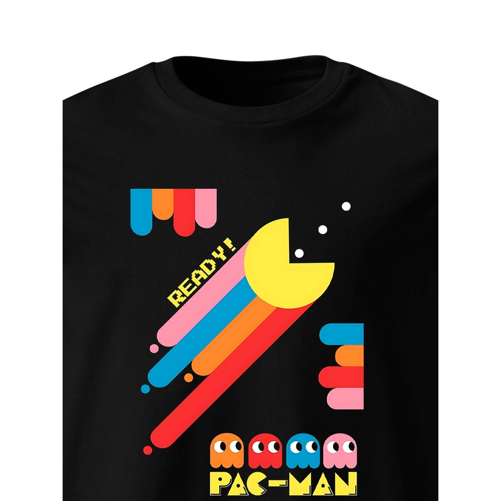 Camisa Cropped Jogo Pac-Man Retrô Video Game PacMan Blusa 100% Algodão Premium Adulto Feminino