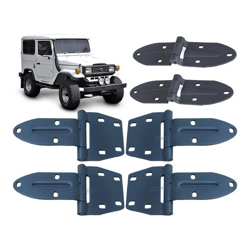Kit Dobradiça Porta Capo Toyota Bandeirante 80 94