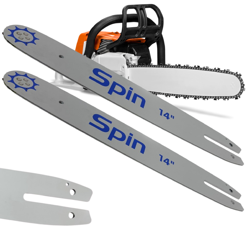 Kit 2 Sabre Ms170 Ms180 14 Polegadas Compatível com  Sthil 1.1MM 3/8 Ponta Rolante
