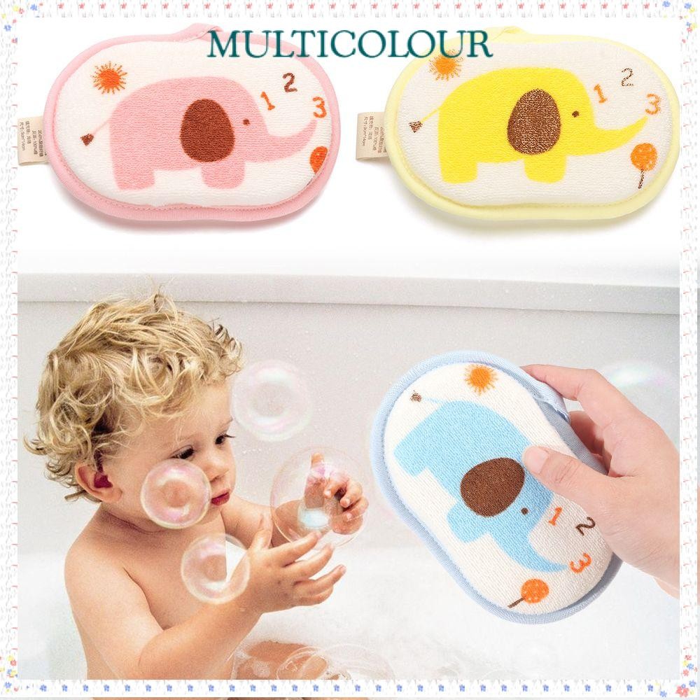MULTICOLOUR Esponja De Banho Hidratante Acessórios Bola Algodão Toalhas Infantil Rub
