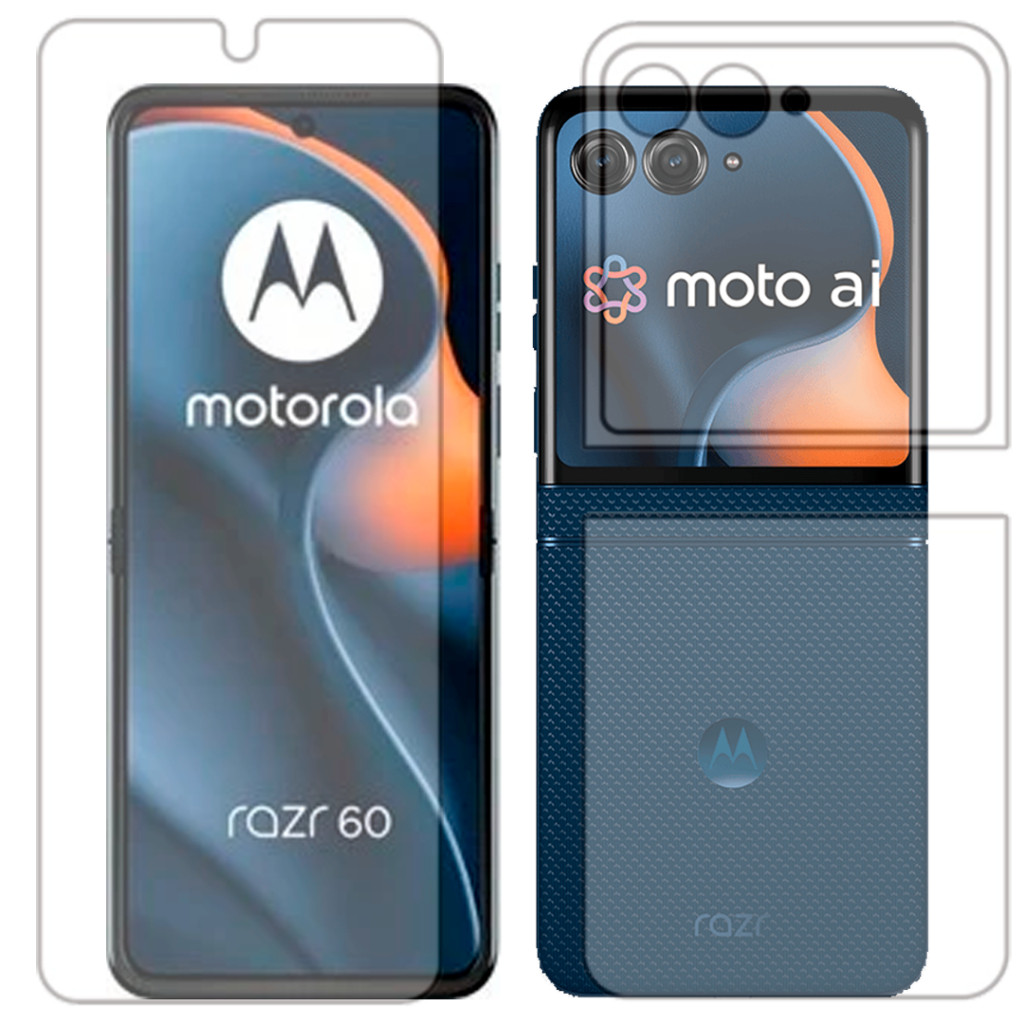 Película Hidrogel Frente e Verso para Motorola Razr 60