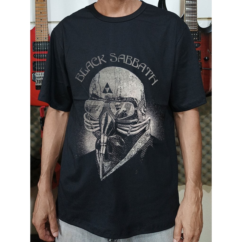 Camiseta Unissex Banda de Rock Black Sabbath Tony Stark Rock Us Tour - Blusa 100% em Algodão - Envio Rápido - DR Bigorna