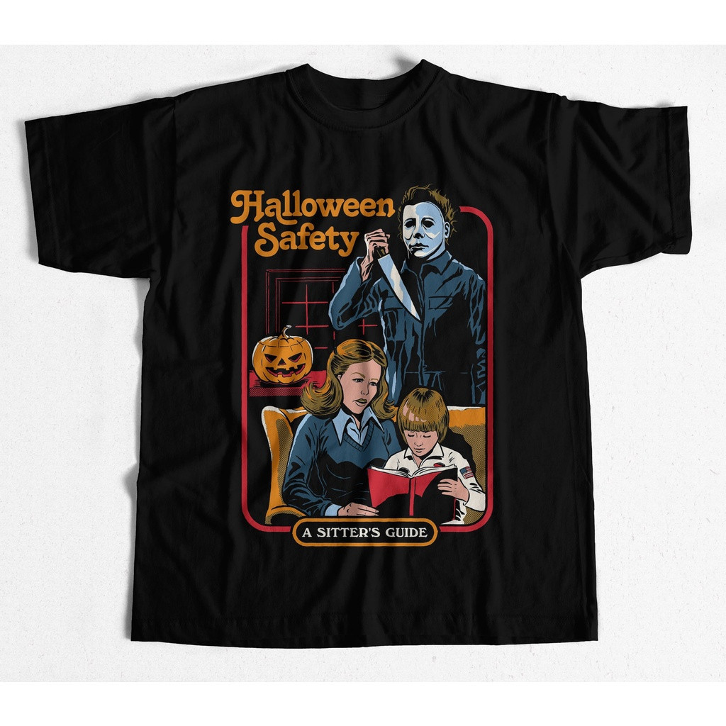 Camiseta Halloween Michael Myers Horror Movie Guia Babá Estampada Confortável Premium Estilosa Moda
