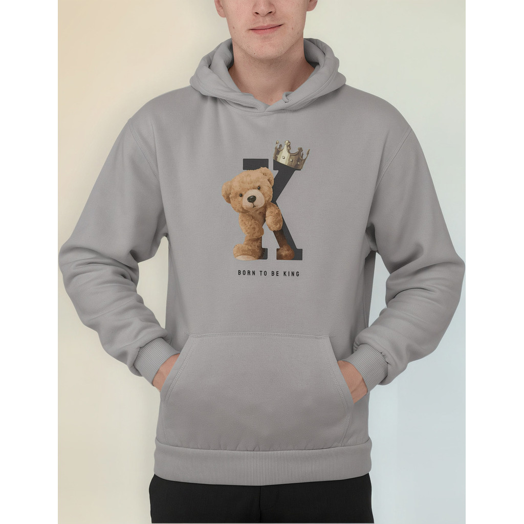 Moletom Blusa De Frio Urso Rei Born King Streetwear Inverno