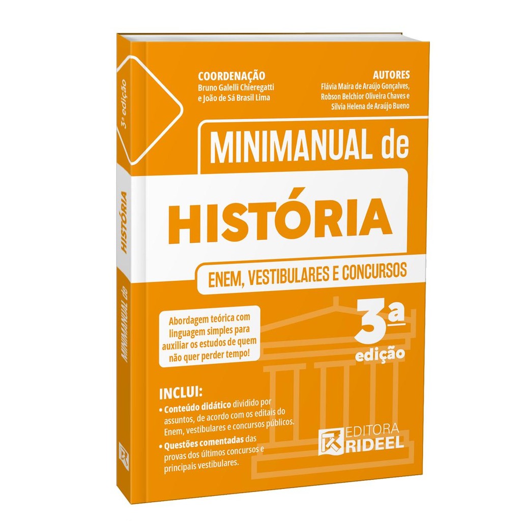 Minimanual de História - Enem, vestibulares e concursos em Oferta na Shopee