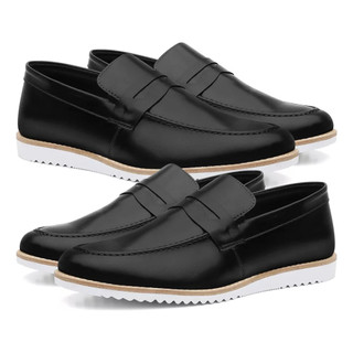 Sapato Mocassim Masculino Loafer Oxford Sem Cadarço Slip On Kit Dois Pares