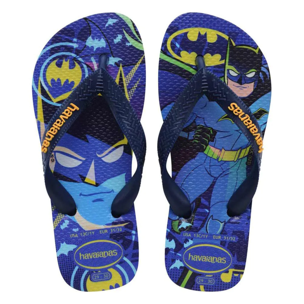 Chinelo Havaianas Kids Top Warner Batman Infantil Original