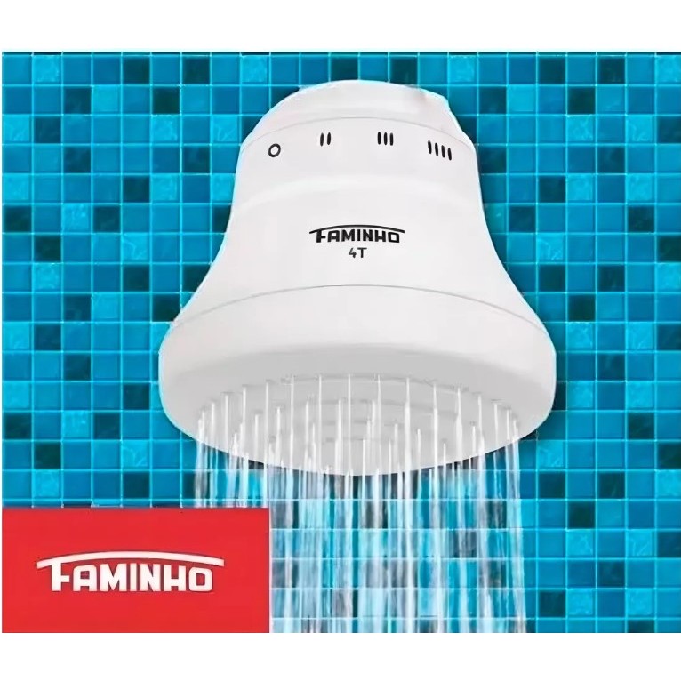 Chuveiro El Ducha Faminho 4T Branco s/cano 5400w 127V em Oferta na Shopee
