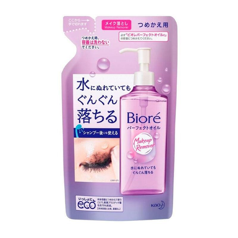 Refil Óleo Demaquilante Bioré Make Up Remover 210ml em Oferta na Shopee