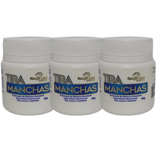 Kit 3 Pomada Tira Manchas Natyflora Combate Melasma, Ação Hidratante, Anti Envelhecimento - 50g cada