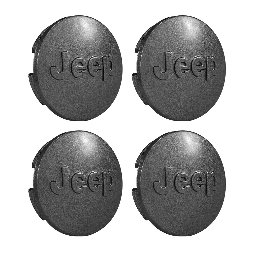 Jogo Calotinha Meio Tampa Roda Jeep Renegade Compass Grafite