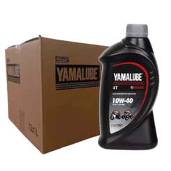 Caixa Óleo Yamalube 10w40 Semissintético Original Yamaha 24 Litros G76