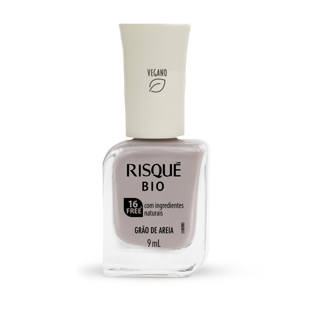 Esmalte Risqué Bio Nude Cremoso Grão de Areia 9ml em Oferta na Shopee