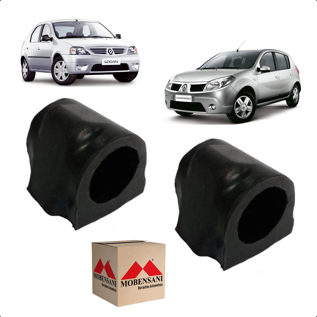 Par Bucha da Barra Estabilizadora Logan Sandero 24MM em Oferta na Shopee