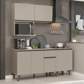 Armário de Cozinha Compacta 180 cm  Nice Madesa 02 em Oferta na Shopee