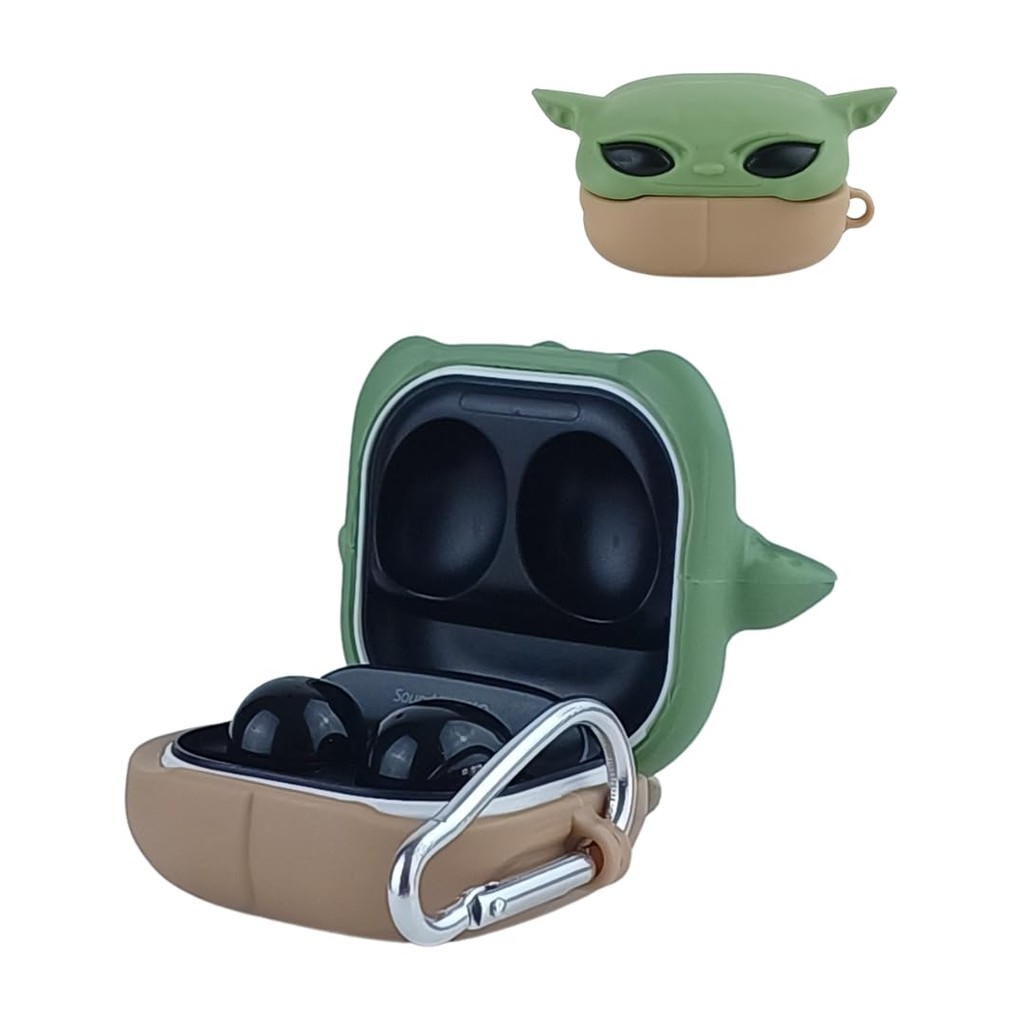 Capa Nerdcase para Samsung Galaxy Buds 2, Buds Fe, Core, Live, Buds Pro e 2 Pro, Baby Yoda Grogu