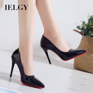 IELGY Moda Sapatos De Solteiro Femininos 2025 Novos Salto Agulha Com Ponta De Dedos Dos Pés Sexy Banquete De em Oferta na Shopee