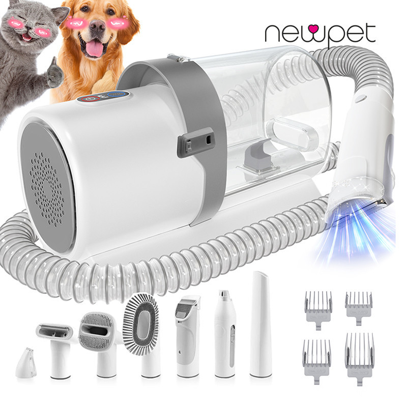 *110-220V* Kit de limpeza para animais de estimação Incluindo 4 Clipper Pentes, 2.5L Aspirador, 7 ferramentas em Oferta na Shopee