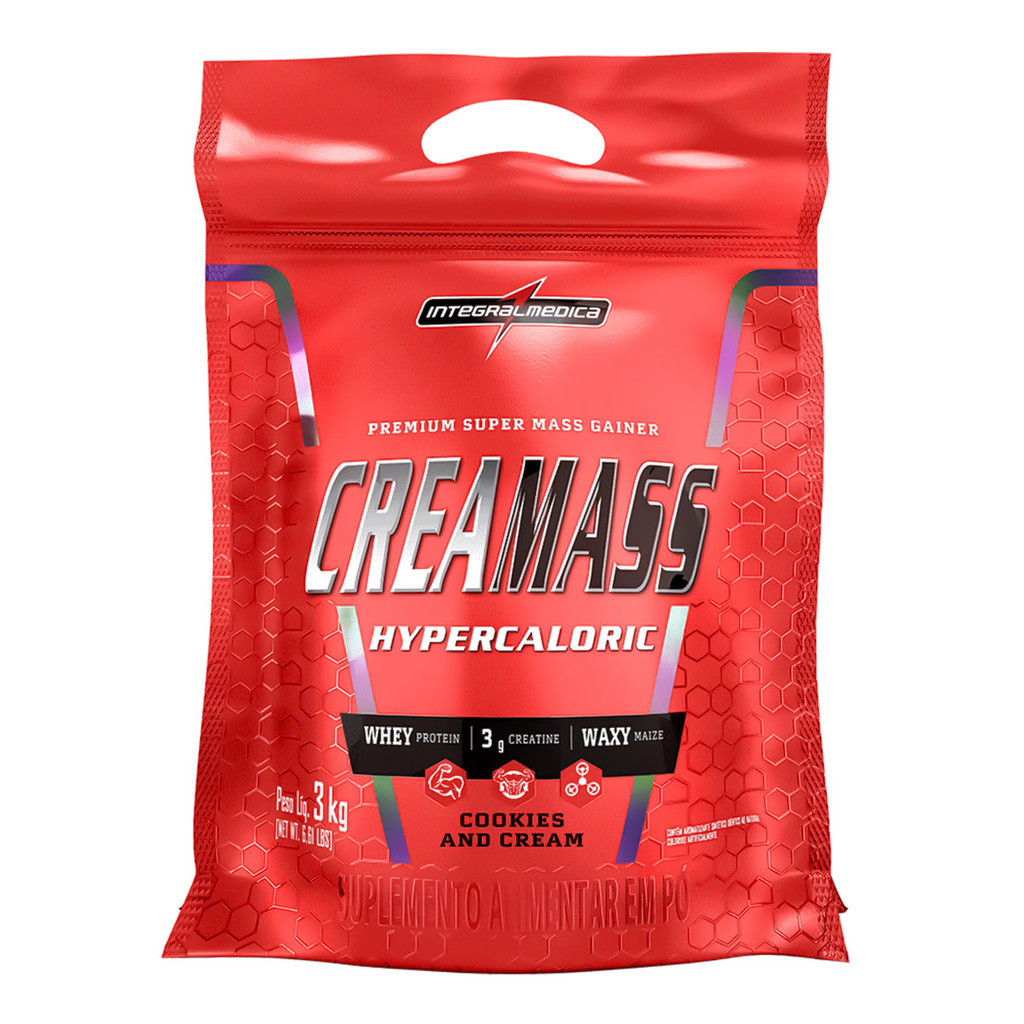 CreaMass Hipercaloric 3kg - Integralmédica Original com NF