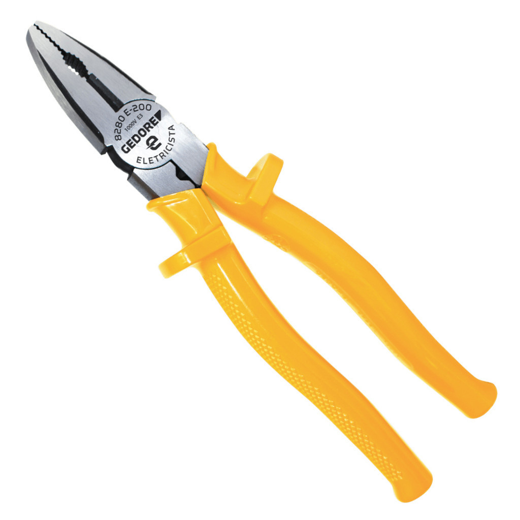 Alicate Universal Eletricista 8" 1000V Gedore 8280E-200 em Oferta na Shopee